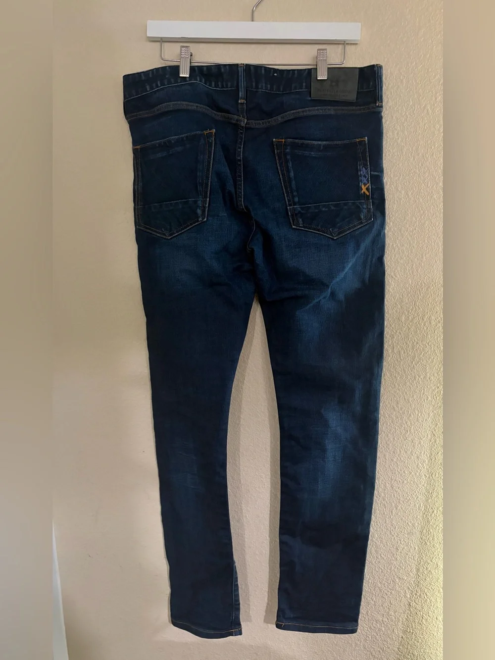 Scotch & Soda Men's Slim Jeans in Dark Blue Wash